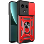 Bodycell Armor Slide Cover Case Realme 11 5G/11X Red - (BA-00340)