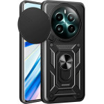 Bodycell Armor Slide Cover Case Realme 12 4G/12 Plus 5G Black - (BA-00419)