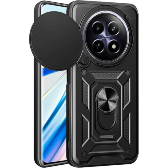 Bodycell Armor Slide Cover Case Realme 12 5G/12X 5G Black - (BA-00416)