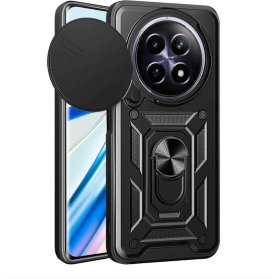 Bodycell Armor Slide Cover Case Realme 12 Pro/12 Pro Plus 5G Black - (BA-00377)