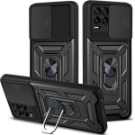 Bodycell Armor Slide Cover Case Realme 8/8 Pro Black - (BA-00164)