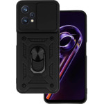 Bodycell Armor Slide Cover Case Realme 9 4G/9 Pro Plus Black - (BA-00165)