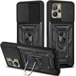 Bodycell Armor Slide Cover Case Realme 9i 5G/10 5G Black - (BA-00376)