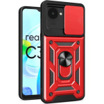 Bodycell Armor Slide Cover Case Realme C30 Red - (BA-00214)