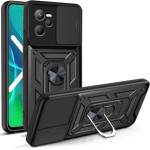 Bodycell Armor Slide Cover Case Realme C35 Black - (BA-00170)