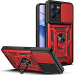 Bodycell Armor Slide Cover Case Realme C35 Red - (BA-00217)