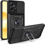 Bodycell Armor Slide Cover Case Realme C51/Note 50 Black - (BA-00308)