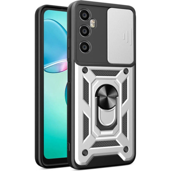 Bodycell Armor Slide Cover Case Realme C65 4G Silver - (BA-00430)