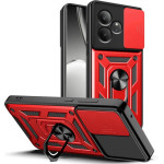 Bodycell Armor Slide Cover Case Realme GT 6 5G/GT 6T 5G Red - (BA-00435)