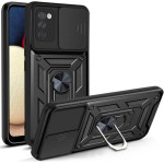 Bodycell Armor Slide Cover Case Samsung A02s Black - (BA-00031)