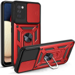 Bodycell Armor Slide Cover Case Samsung A02s Red - (BA-00032)
