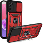 Bodycell Armor Slide Cover Case Samsung A03s Red - (BA-00149)
