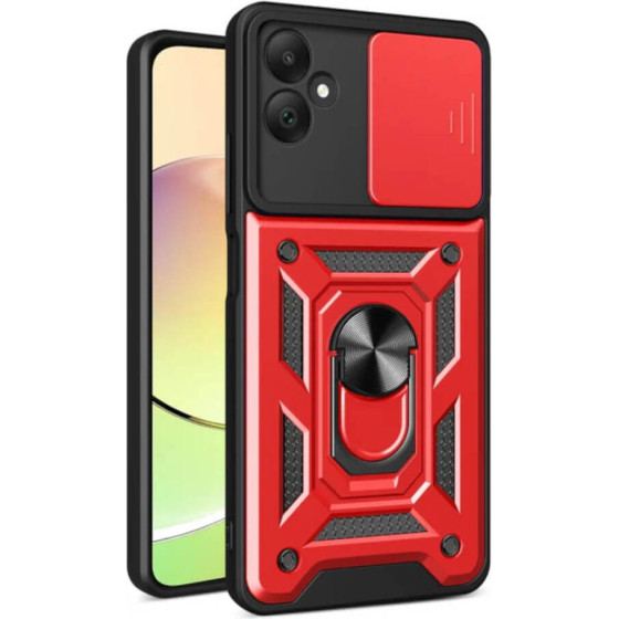 Bodycell Armor Slide Cover Case Samsung A06 Red - (BA-00438)