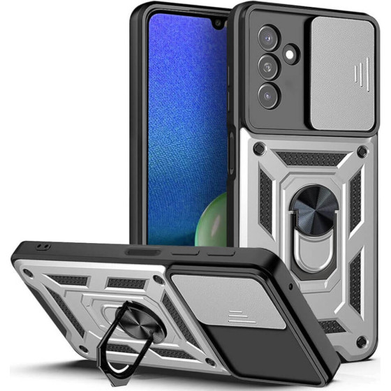 Bodycell Armor Slide Cover Case Samsung A05s Silver - (BA-00315)