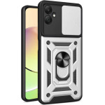 Bodycell Armor Slide Cover Case Samsung A06 Silver - (BA-00439)
