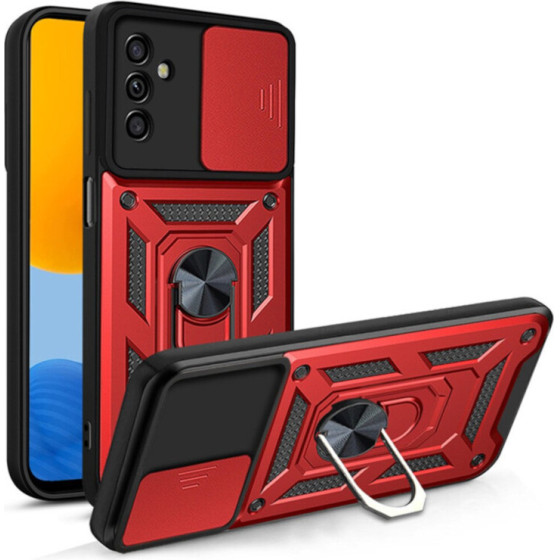 Bodycell Armor Slide Cover Case Samsung A13 5G Red - (BA-00209)
