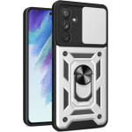 Bodycell Armor Slide Cover Case Samsung A14 4G/5G Silver - (BA-00270)