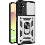 Bodycell Armor Slide Cover Case Samsung A15 4G/5G Silver - (BA-00374)