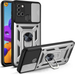 Bodycell Armor Slide Cover Case Samsung A21s Silver - (BA-00159)