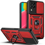 Bodycell Armor Slide Cover Case Samsung A22 4G Red - (BA-00035)