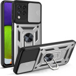 Bodycell Armor Slide Cover Case Samsung A22 4G Silver - (BA-00036)