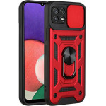 Bodycell Armor Slide Cover Case Samsung A22 5G Red - (BA-00038)