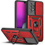 Bodycell Armor Slide Cover Case Samsung A23 4G/5G Red - (BA-00240)