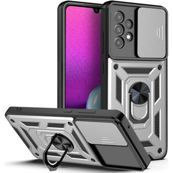 Bodycell Armor Slide Cover Case Samsung A23 4G/5G Silver - (BA-00241)