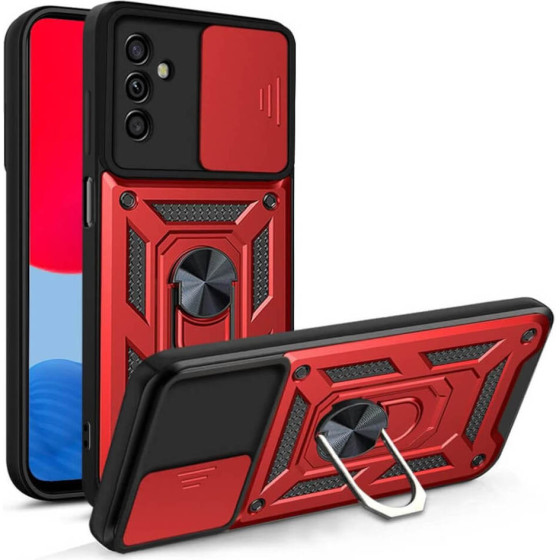 Bodycell Armor Slide Cover Case Samsung A25 Red - (BA-00316)