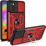 Bodycell Armor Slide Cover Case Samsung A31 Red - (BA-00041)