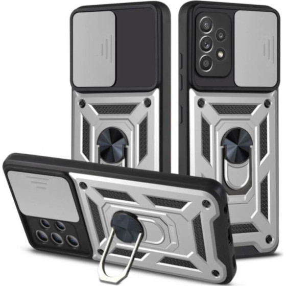 Bodycell Armor Slide Cover Case Samsung A32 4G Silver - (BA-00045)