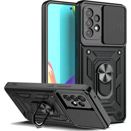 Bodycell Armor Slide Cover Case Samsung A32 5G Black - (BA-00046)