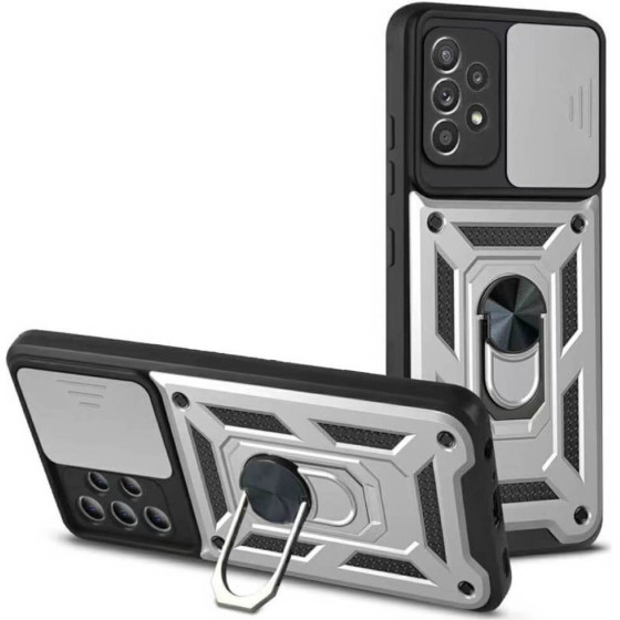 Bodycell Armor Slide Cover Case Samsung A32 5G Silver - (BA-00048)