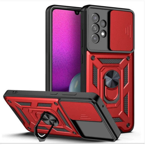 Bodycell Armor Slide Cover Case Samsung A33 5G Red - (BA-00202)