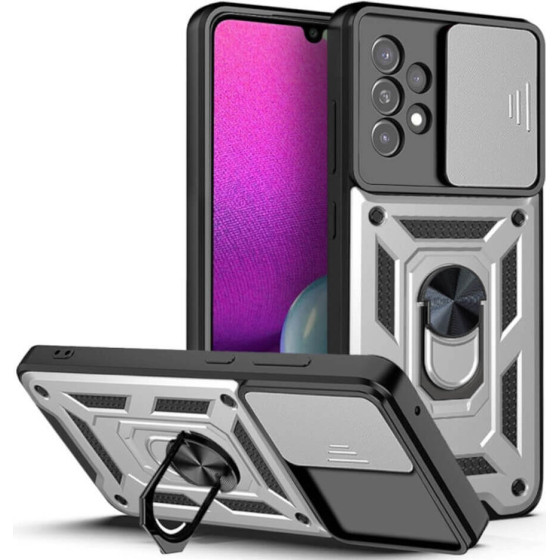Bodycell Armor Slide Cover Case Samsung A33 5G Silver - (BA-00242)