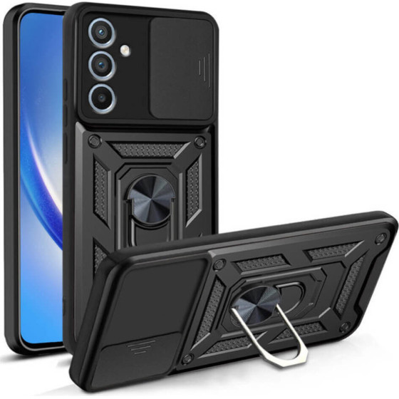 Bodycell Armor Slide Cover Case Samsung A35 Black - (BA-00383)