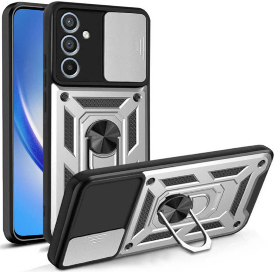 Bodycell Armor Slide Cover Case Samsung A35 Silver - (BA-00385)