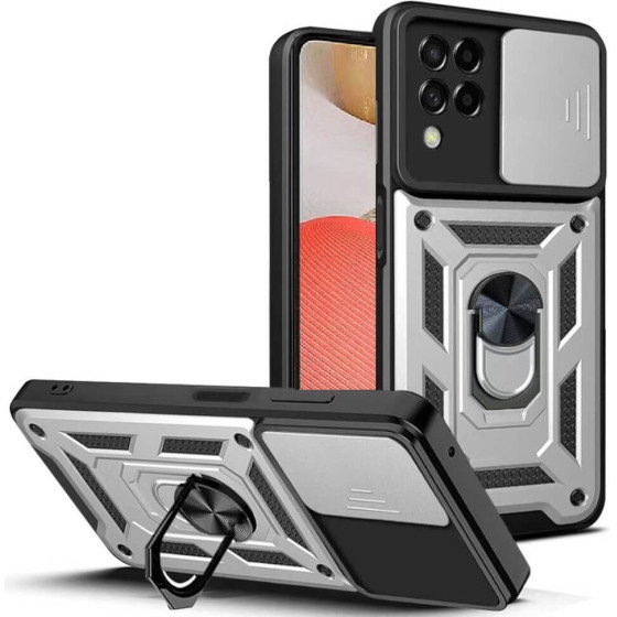 Bodycell Armor Slide Cover Case Samsung A42 5G Silver - (BA-00051)
