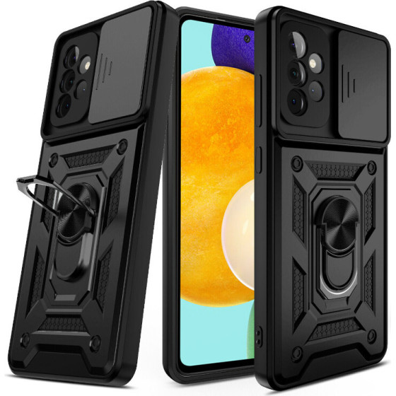 Bodycell Armor Slide Cover Case Samsung A52/A52s Black - (BA-00055)