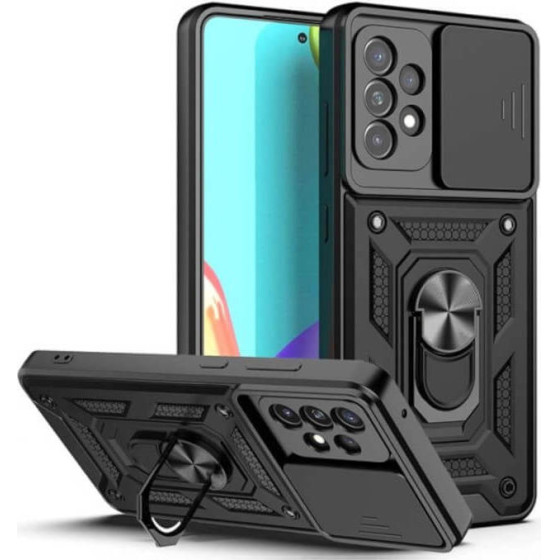Bodycell Armor Slide Cover Case Samsung A72 4G/5G Black - (BA-00061)