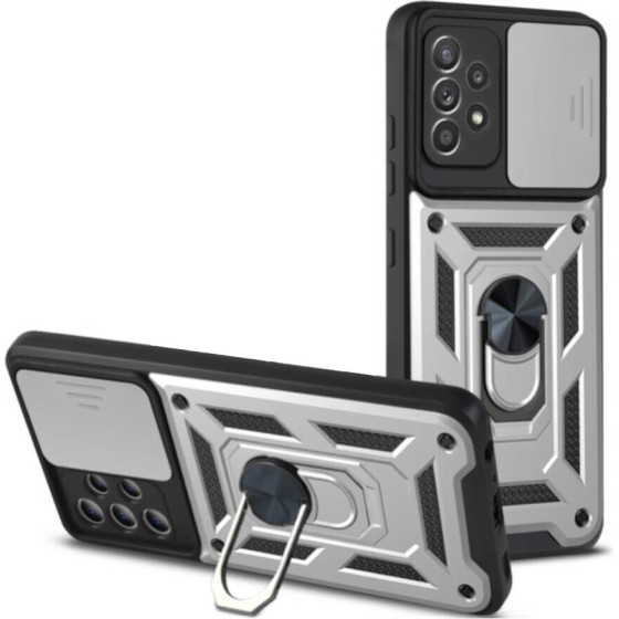 Bodycell Armor Slide Cover Case Samsung A72 4G/5G Silver - (BA-00063)