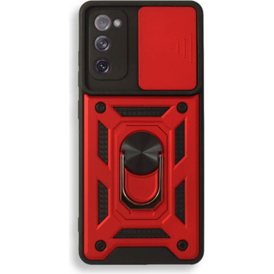 Bodycell Armor Slide Cover Case Samsung S20 FE Red - (BA-00065)