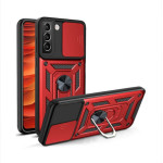 Bodycell Armor Slide Cover Case Samsung S21 Plus Red - (BA-00074)