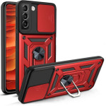 Bodycell Armor Slide Cover Case Samsung S21 Red - (BA-00068)