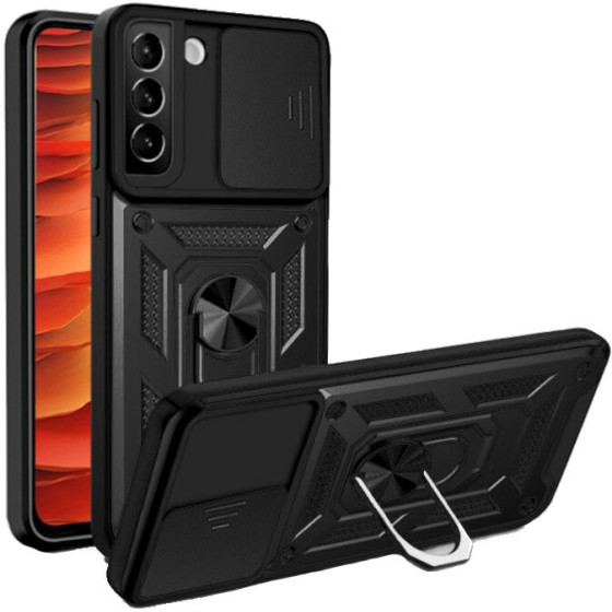 Bodycell Armor Slide Cover Case Samsung S22 5G Black - (BA-00079)