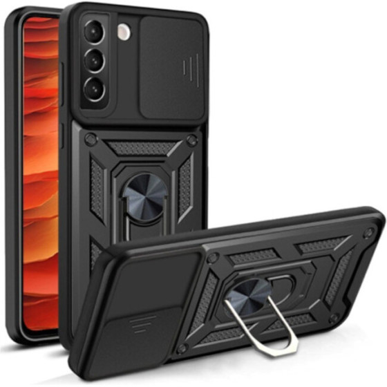 Bodycell Armor Slide Cover Case Samsung S22 Plus Black - (BA-00082)