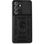 Bodycell Armor Slide Cover Case Samsung S22 Ultra Black - (BA-00085)