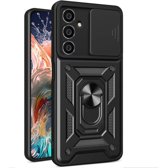 Bodycell Armor Slide Cover Case Samsung S23 FE Black - (BA-00311)