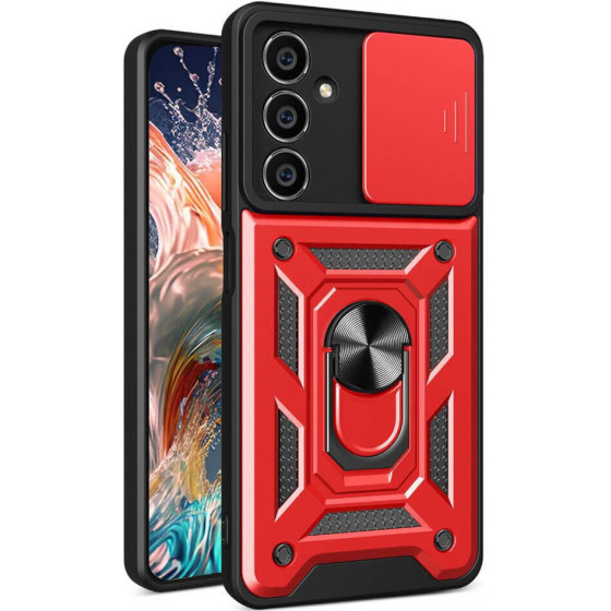 Bodycell Armor Slide Cover Case Samsung S23 FE Red - (BA-00312)