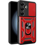 Bodycell Armor Slide Cover Case Samsung S24 FE Red - (BA-00453)